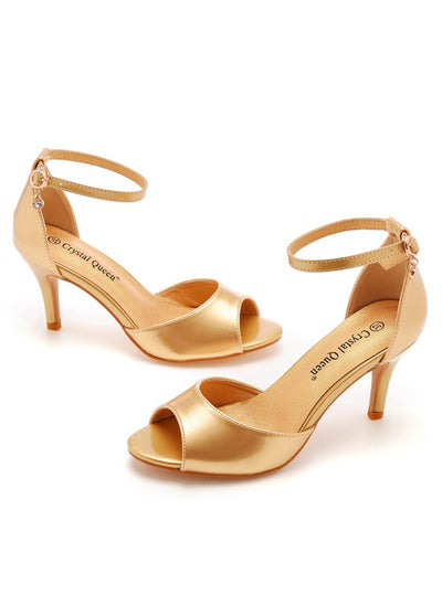 7 cm Fishmouth High-heeled Sandals