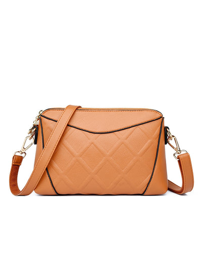 Shoulder Slung Rhombic Bag