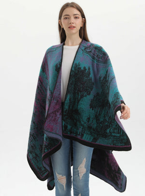 Ladies Shawl Warm Cardigan Cloak