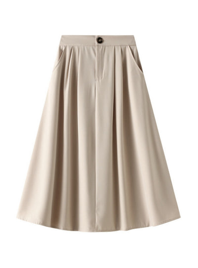 High Waist Slim Big Swing Skirt