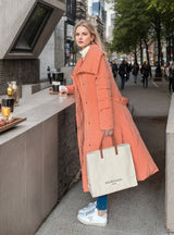 Long Over Knee Thin Cotton-padded Coat