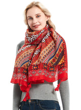 National Wind Travel Sun Protection Shawl Scarf