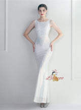 Sequins Beading Mermaid Prom Dress