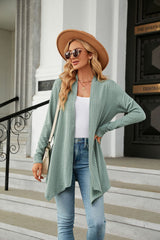 Solid Color Loose Long Sleeve Coat