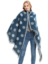 Polk Bevel Scarf Padded Shawl