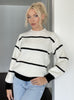 Fashion Striped Simple Casual Sweater