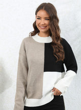 Irregular Knitted Loose Pullover Sweater