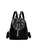 Student Travel Soft Leather Backpack