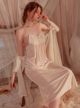 Lace Suspender Nightdress Suit
