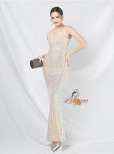 Mermaid Spaghetti Straps Prom Dress