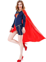 Sexy Cloak Superman Game Uniform Cosplay