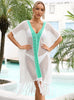 Beach Openwork Knitted Tassel Bikini Cover Up