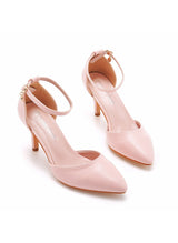 7 cm Thin-heeled Pointed Sandals