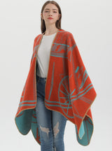Warm Shawl Padded Cashmere Cloak