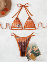 Tie-dyed Bandage Sexy Beach Bikini