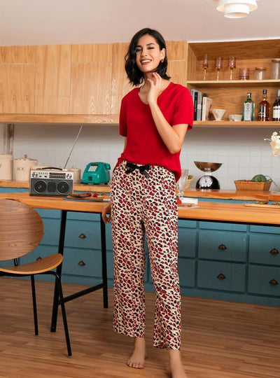 Short-sleeved Trousers Pajamas Suit