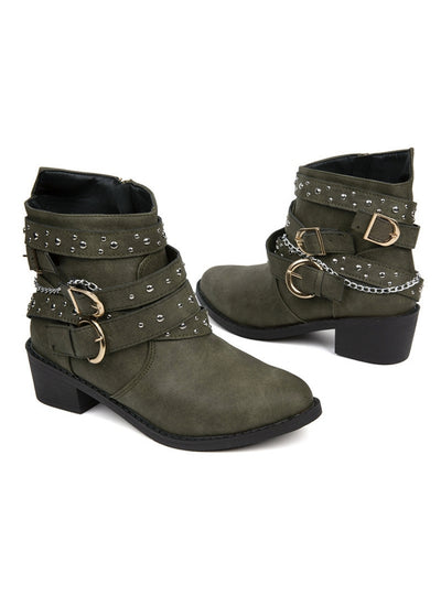 Punk Wind Rivet Martin Boots