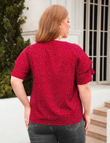 Polk Loose Short Sleeve Casual T-shirt