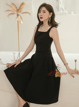 Slim Mid-length Sling Waist Dress