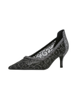 Shallow-mouthed Pointed Mesh Lace Shoes