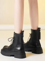 Retro Platform-raised Martin Boots