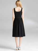 Women Sleeveless Suspender Dress