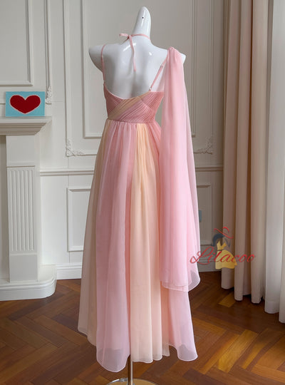 Three-dimensional Flower Sling Dress