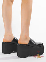 Platform Ultra-high Heel Slippers