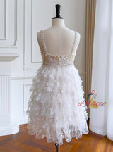 Suspender Sequins Backless Dress