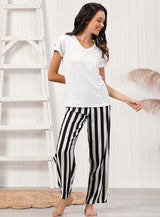 Short-sleeved Pants Pajamas Home Clothes Suit