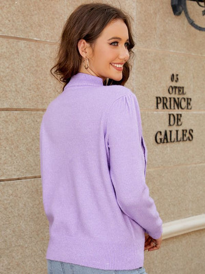 Women Leisure Round Neck Sweater