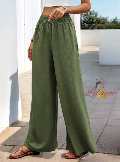 Casual Women Wide-leg Pants