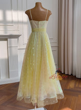 Long Gauze Tube Top Suspender Dress