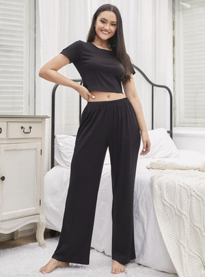 Short-sleeved Trousers Leisure Suit