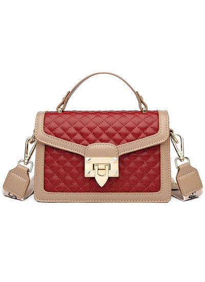 Hand-held Rhombic Shoulder Slung Small Square Bag