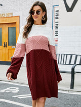 Casual Loose Round Neck Long Sweater