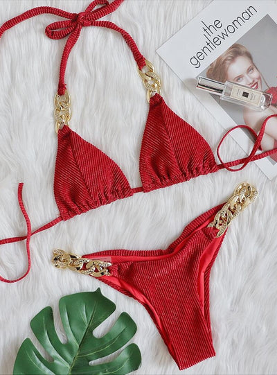 Women's Swimming Suit Low Waist Floral Scoop Neck