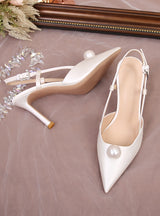 Pointed Toe-wrapped Stiletto Heels Sandals