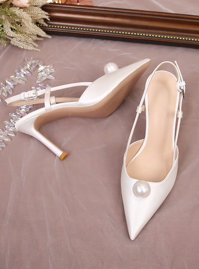 Pointed Toe-wrapped Stiletto Heels Sandals
