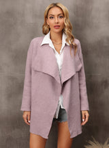 Large Size Knitted Sweater Coat