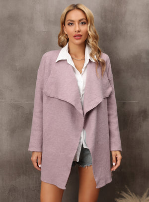 Large Size Knitted Sweater Coat