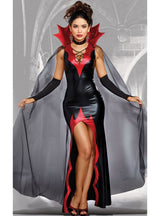 Halloween Witch Patent Leather Vampire Devil Costume