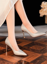 Pointed Shiny Stiletto Party Shoes