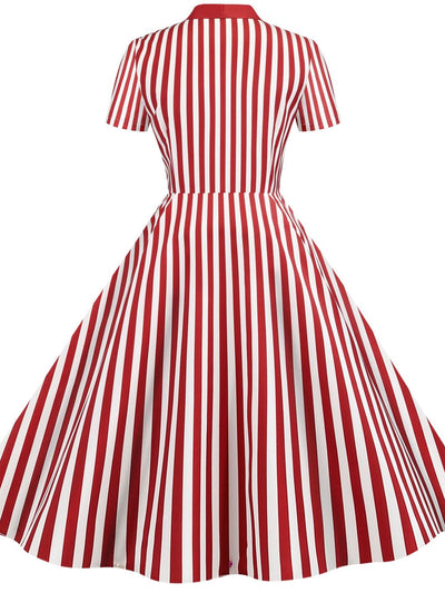 Short-sleeved Butterfly Knot Dress