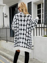 Long Knitted Cardigan Sweater Coat