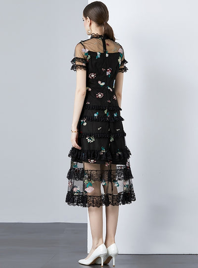 Floral Gauze Fairy Party Dress