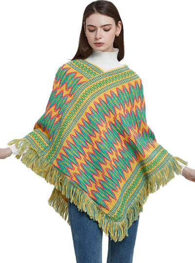 Ethnic Christmas Cloak Shawl