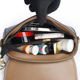 Crocodile-patterned Shoulder Bag