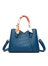 Scarf Handbag Stone Shoulder Slung Tote Bag