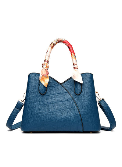 Scarf Handbag Stone Shoulder Slung Tote Bag